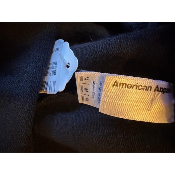 American Apparel Black Winter Leggings Women's Size Medium Stretchy NWT - Picture 3 of 8